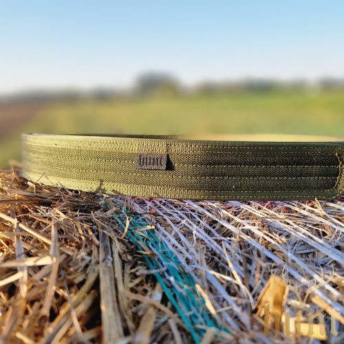 HUNT® CORDURA "HG3"  tépőzáras öv zöld-narancs színű- két különböző arculat