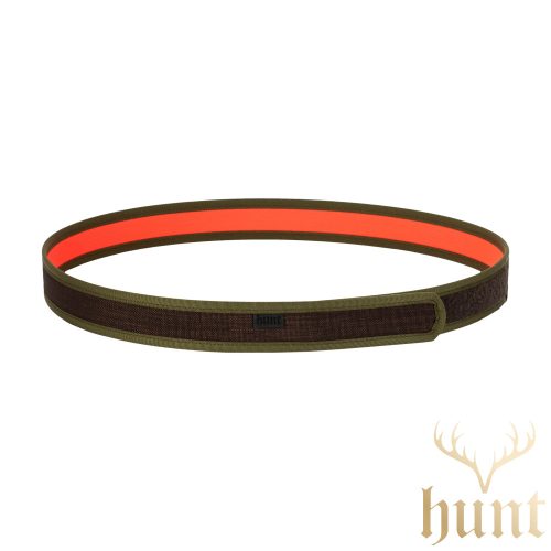 HUNT® CORDURA Velcro Belt 'HG2' in green-orange color, two-sided